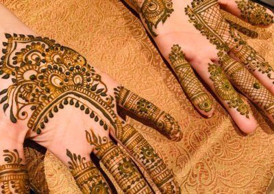 Rouge Henna Hands | Henna art across palms and fingers